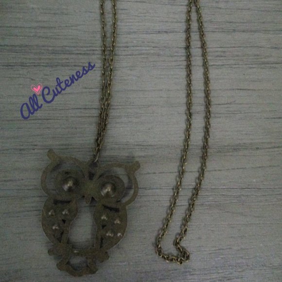 🎀 Owl Necklace (NWOT READ) - Picture 4 of 4